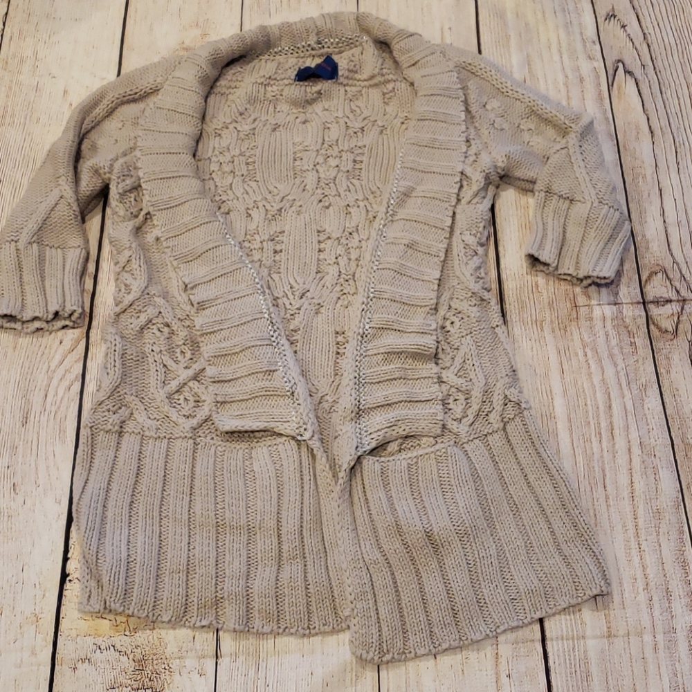 Stephan green boho sweater size small